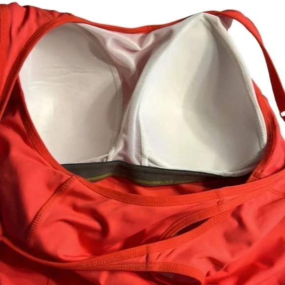 Y2K,vtg,Lole NITA racerback tank top ,coral padded ,high impact,NWT - Picture 10 of 11